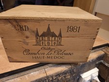 Caisse 6  Bouteilles De Vin Château Cambon La Pelouse Haut Medoc 1981