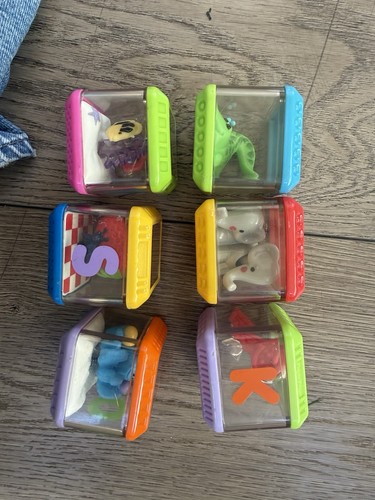 Fisher price peek blocks - a,