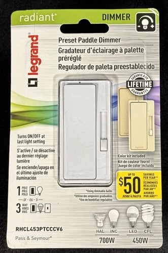 Legrand radiant 450w rocker - 450w,