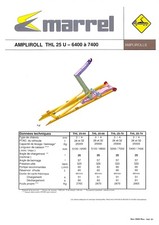 ANDRÉZIEUX -BOUTHÉON ( 42 ) MARREL AMPLIROLL RHL 25 U / PROSPECTUS  100 g  2010