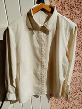 Chemisier femme taille 44/46 marque atelier creation ivoire