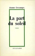La part du soleil - Jeanne Cressanges - V196996