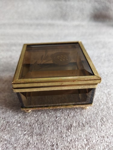 Boite bijoux verre - en,