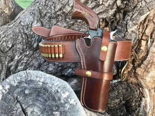 Western gun holster belt - western,