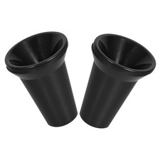  Lot de 2 crachoirs noirs 