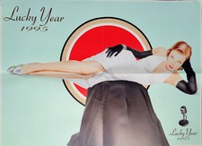 Lucky strike 1995 Affiche pin-up  Comme neuve Tabac Publicité vintage Cigarettes