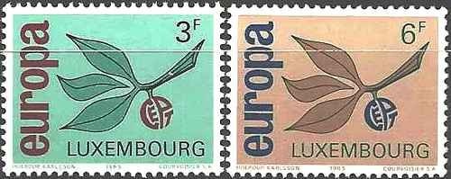 Timbres europa cept - europa, luxembourg
