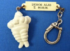 Porte-clés, Key ring Figurine - BIBENDUM MICHELIN - DEMOS - 30 ALES -