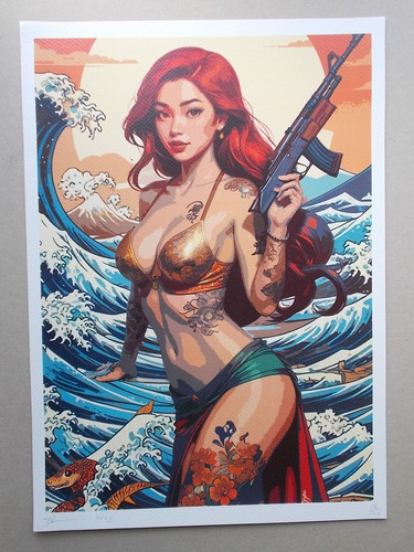 Death nyc original art - (,