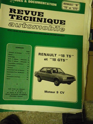Vintage revue technique