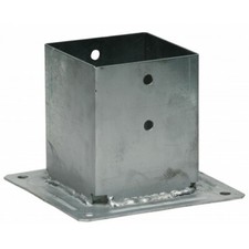 Pied de poteau carré sur