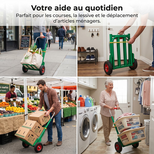 Diable pliable pour - , charges