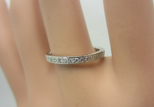 Vintage Platine Et 0.75 CT