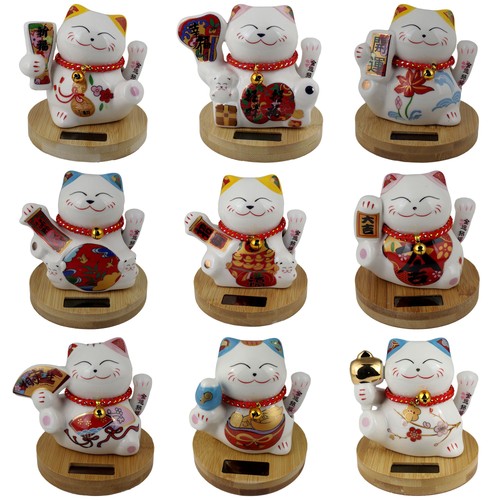 Chat chanceux signe - , porte