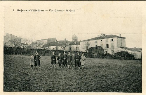 Cpa gaja villedieu vue - et,