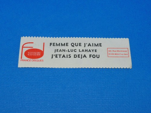 Etiquette juke box jean - de,