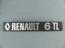 RENAULT 6 TL logo emblème