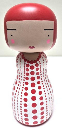 Lucie kaas dot red kokeshi - kaas,