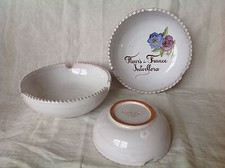 Plats publicitaires INTERFLORA Poterie M. Péquet Bourg en Bresse Ain Fleuriste