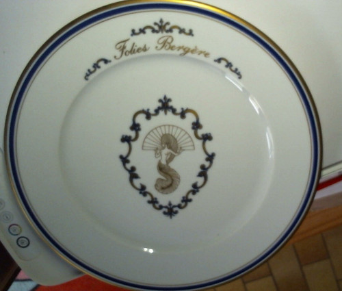 Assiette folies bergere - assiette,