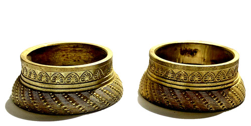 Embase colonne bronze brass - or,