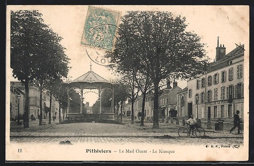 Cpa pithiviers mail ouest - le,