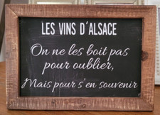 cadre bois avec ardoise "les