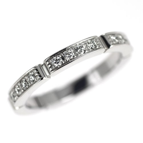 Bague diamant cartier k18wg - bague,