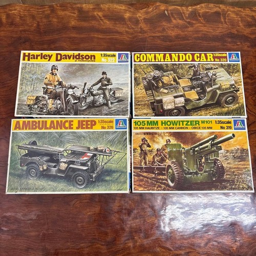 Italeri harley 2 cars - harley,