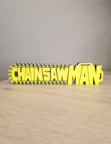 Plaque logo chainsaw man - logo,