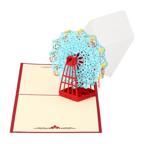 Carte vœux design - de, 3d