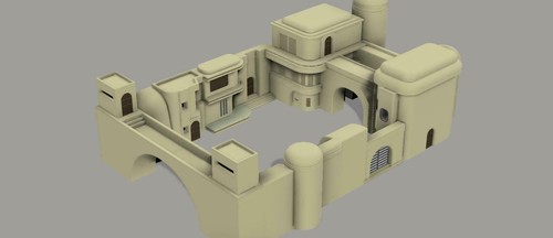 Rogue one jedha city inspiré - rogue,