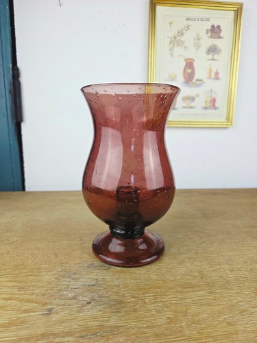 Bougeoir photophore verre