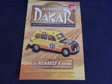 fascicule la legende du dakar n°19 renault 4l sinpar 1979