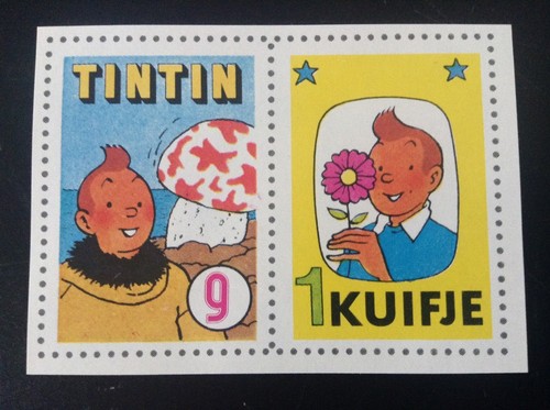Vignette faux timbre tintin - vignette,