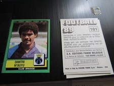 1 vignette panini football 1989 championnat de belgique au choix