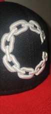 Crooks And Castles, Snapback,  Chain C, Red Withe black, Streetwear, Casquette