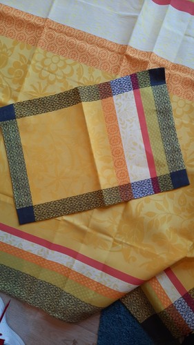 Nappe carrée jacquard - nappe, le