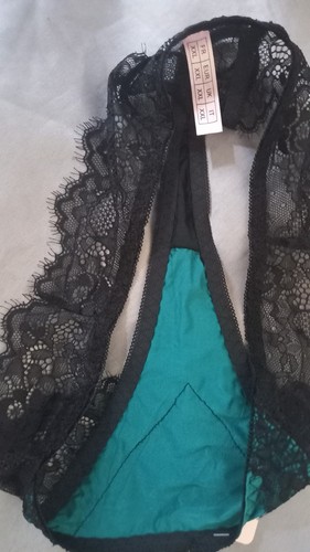 String femme vert noir - noir, neuf