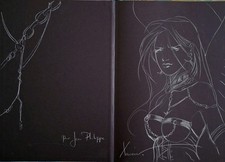 ANGE / XAVIER /   PARADIS PERDU TOME 3  D.L 2005 DESSIN ORIGINAL TIRAGE 280 EX.