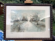 Estampe Signée Jean Farel