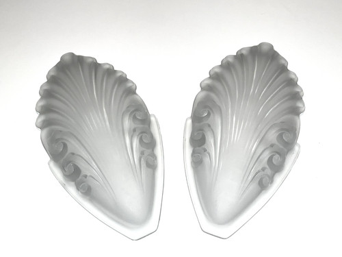 Paire verreries art deco - de,