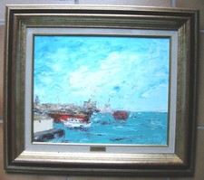 HUILE SUR TOILE ENCADREE