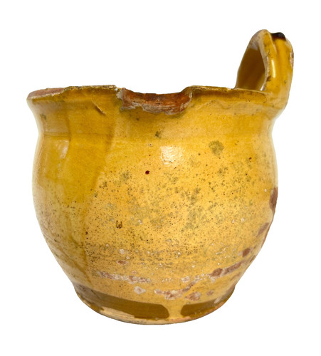 Pot traire ancien terre - à,