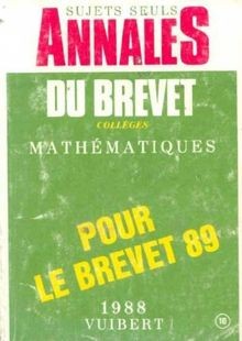 Annales brevet collèges - du,