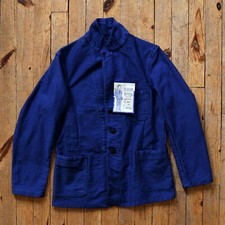 Veste Moleskine Bleu travail