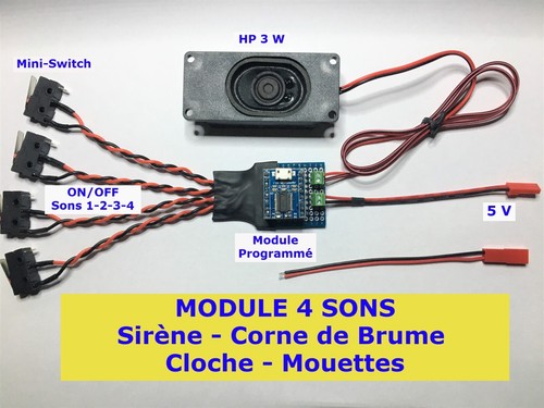 Bruiteur sons hp pour - sons, +