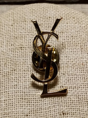 Pin ysl métal doré - pin's,