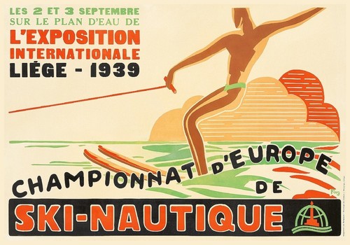Liège ski nautique - nautique, 1939