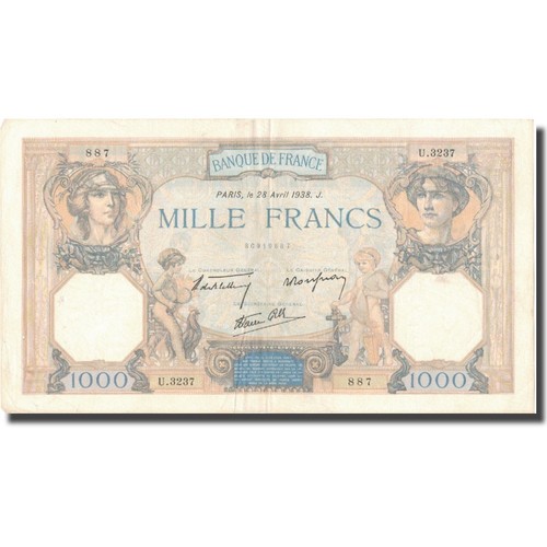 France 1000 francs 1938 - 1000,